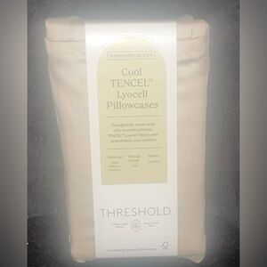 Threshold Cool TENCEL Lyocell Pillowcases in Cream